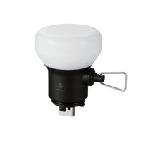 Hero Image of nestout black lamp without spacer attached which shows the usb