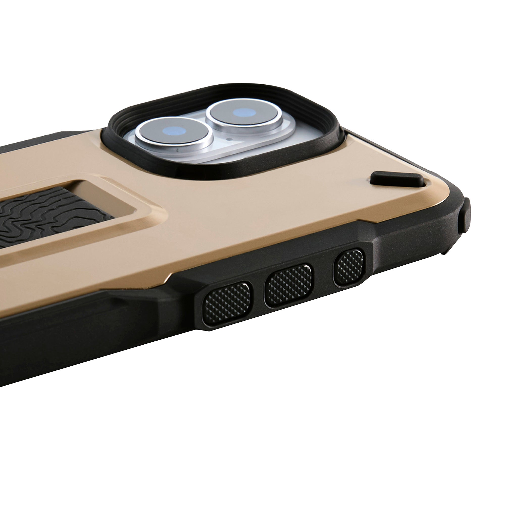 glove friendly iphone side buttons | raised bezel edges for scratch free experience
