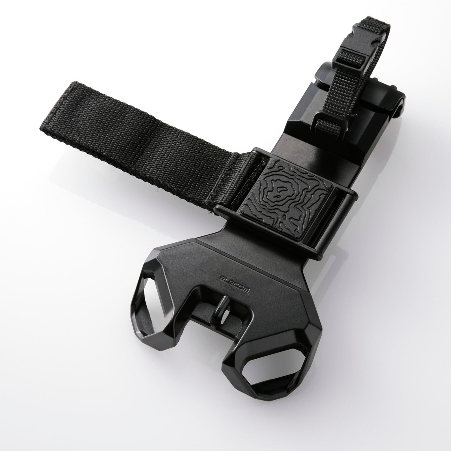 one snap mount for iphone pro case | velcro 360º rotating strap phone stand
