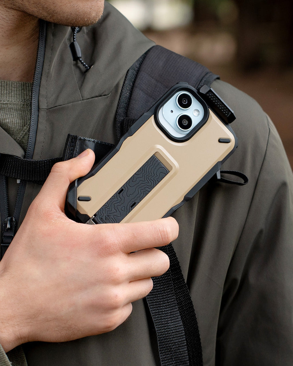 TREKKING Hybrid Case for iPhone 16: Built for Adventure