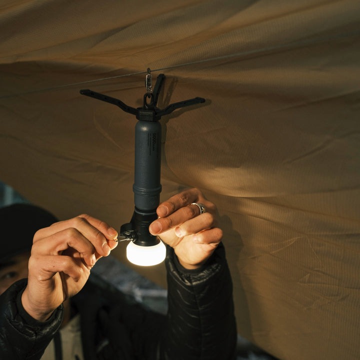 perfect camping light accessory to hang from roof of tent 