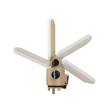 image of different tilts for the head of the nestout beige flash