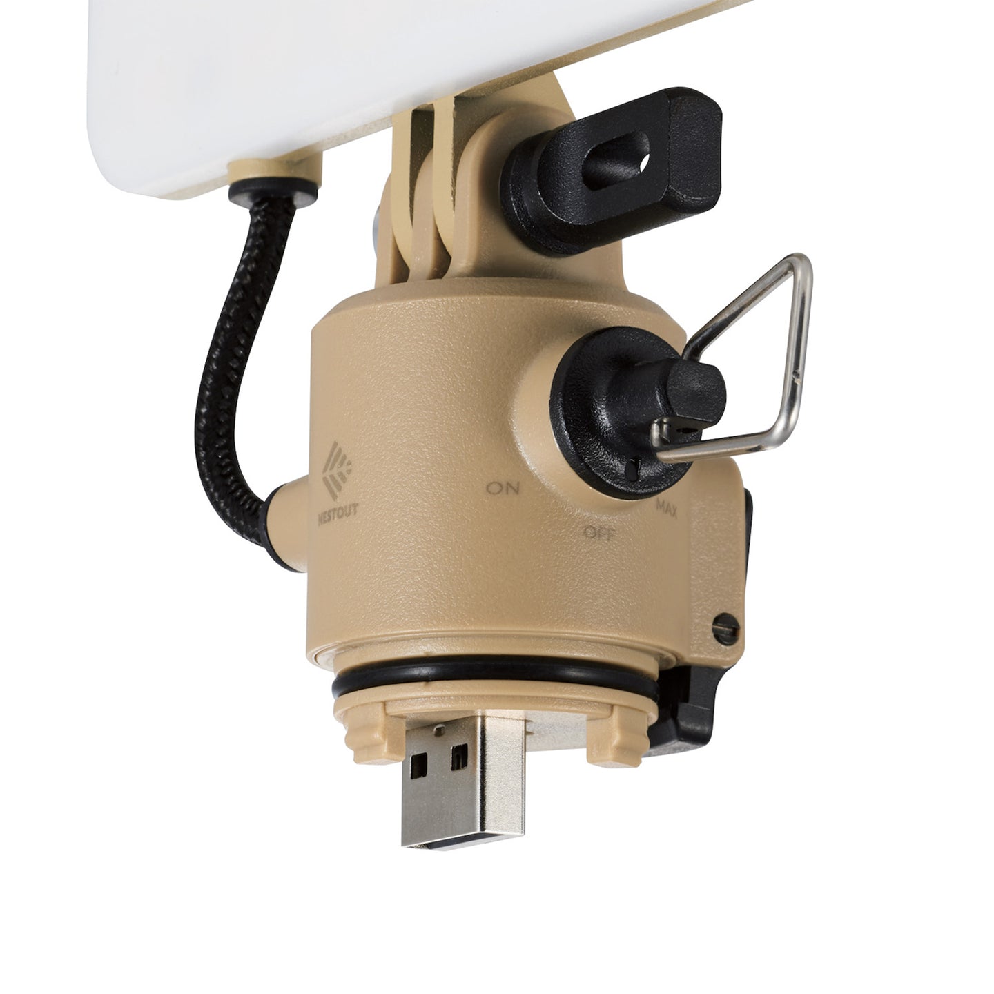 Image of the on off valve for nestout beige flash