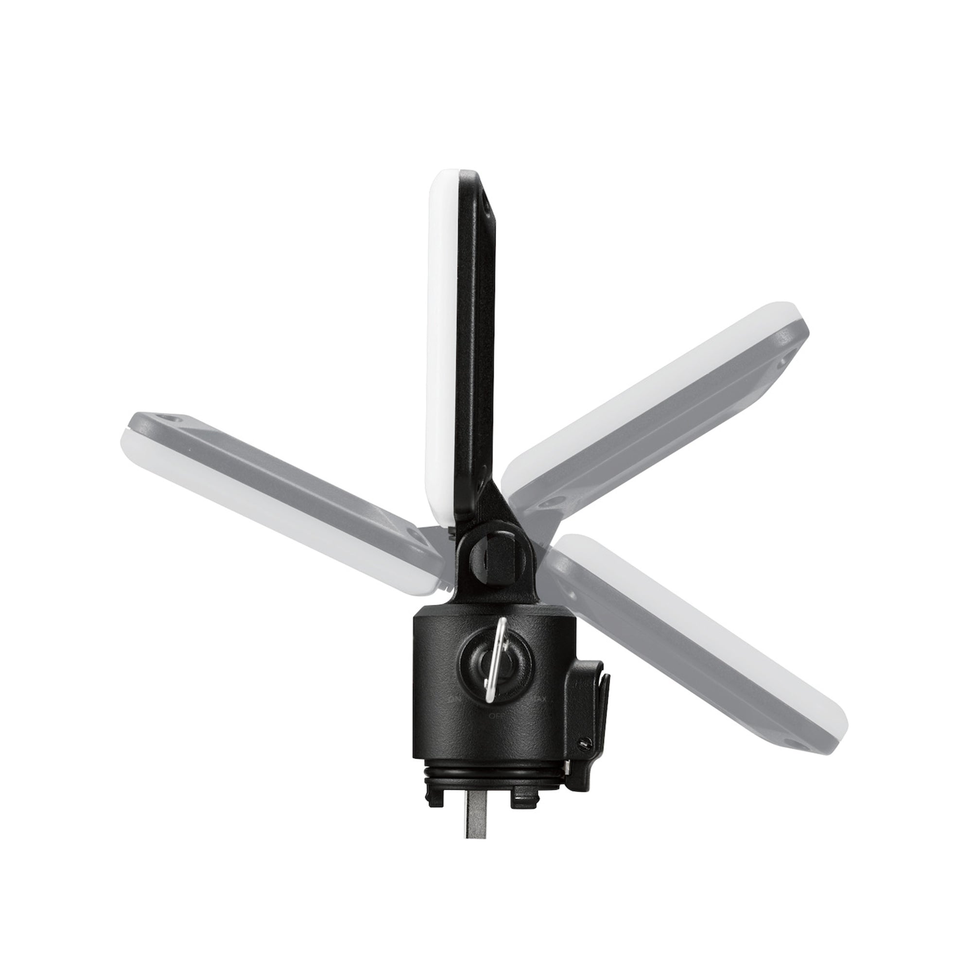 image of different tilts for the head of the nestout black flash