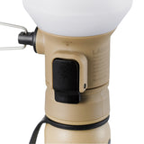 Image of the clamp lock of nestout beige lamp with spacer attached