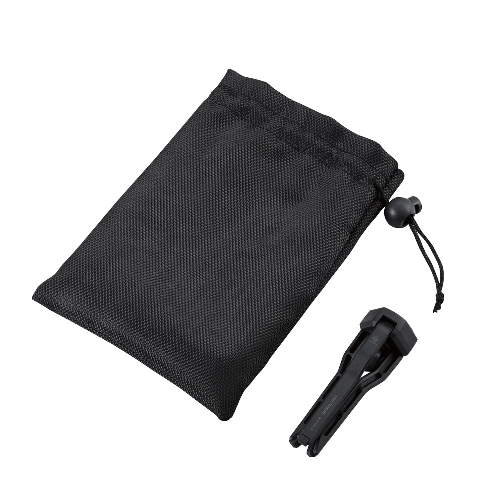 Image of nestout beige lamp black storage pouch and black tripod