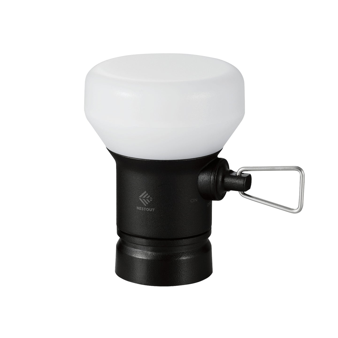 Hero Image of nestout black lamp with spacer attached