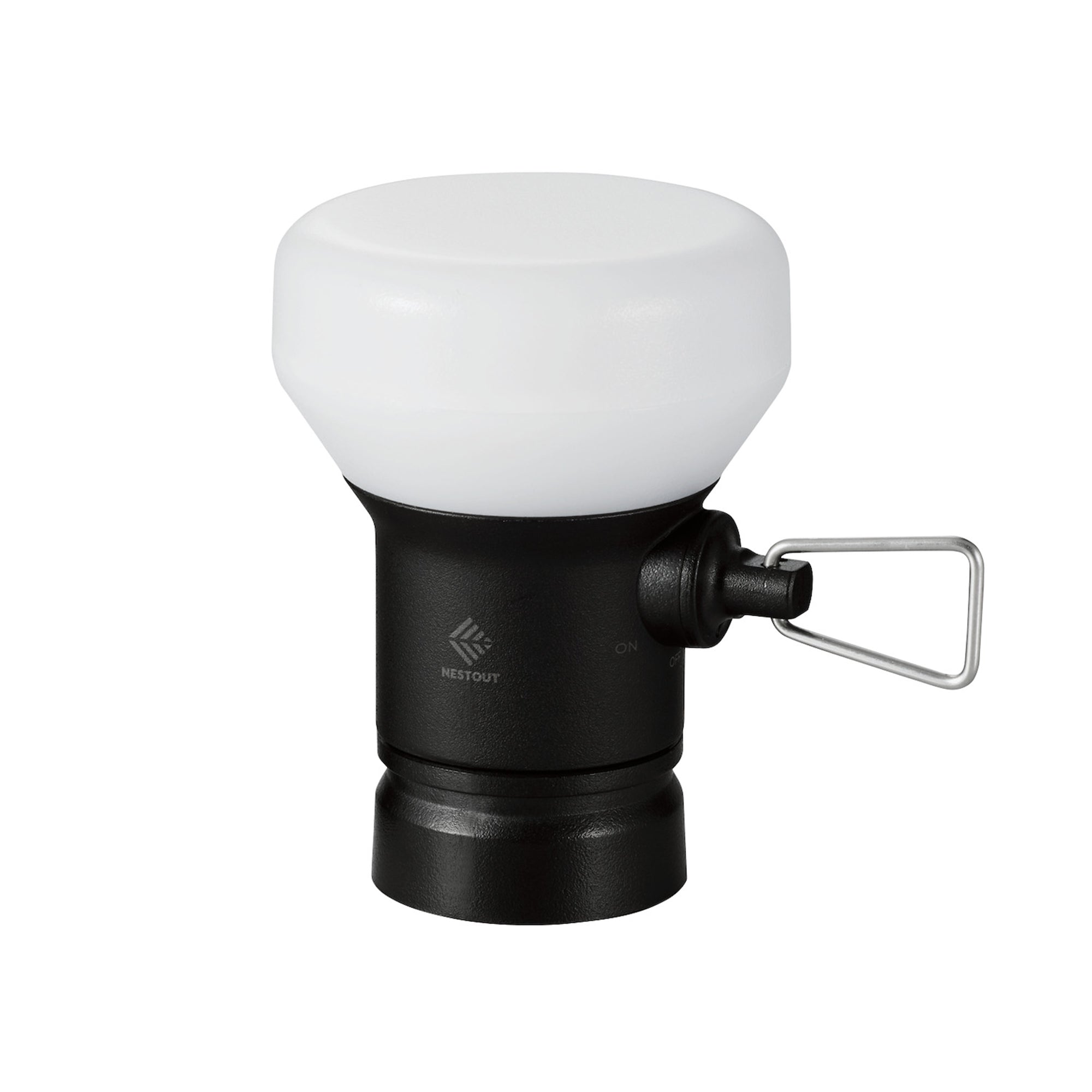 Hero Image of nestout black lamp with spacer attached