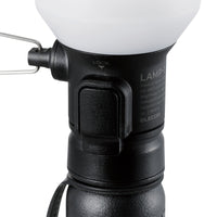 Image of the clamp lock of nestout black lamp with spacer attached