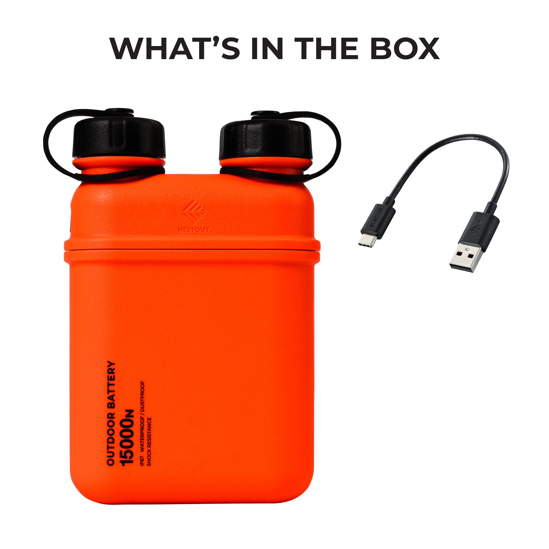 Up to 20% OFF 15000mAh Rugged Power Bank - NESTOUT