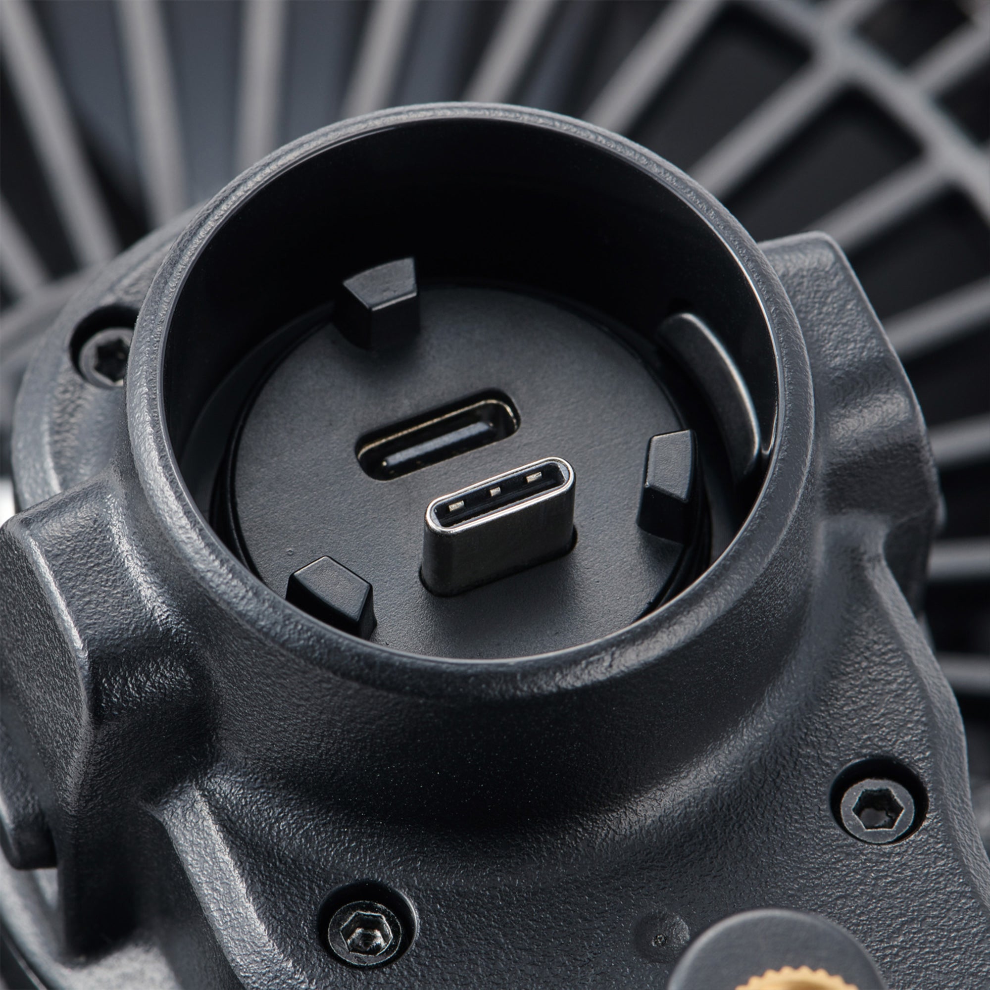 image of custom-fit for NESTOUT 5000mAh and 10000mAh batteries on the nestout black fan