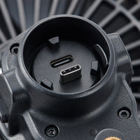 image of custom-fit for NESTOUT 5000mAh and 10000mAh batteries on the nestout black fan
