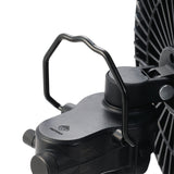 photo of the metal hanging hook on the nestout black fan