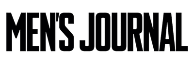 Black 'MEN'S JOURNAL' logo on a white background