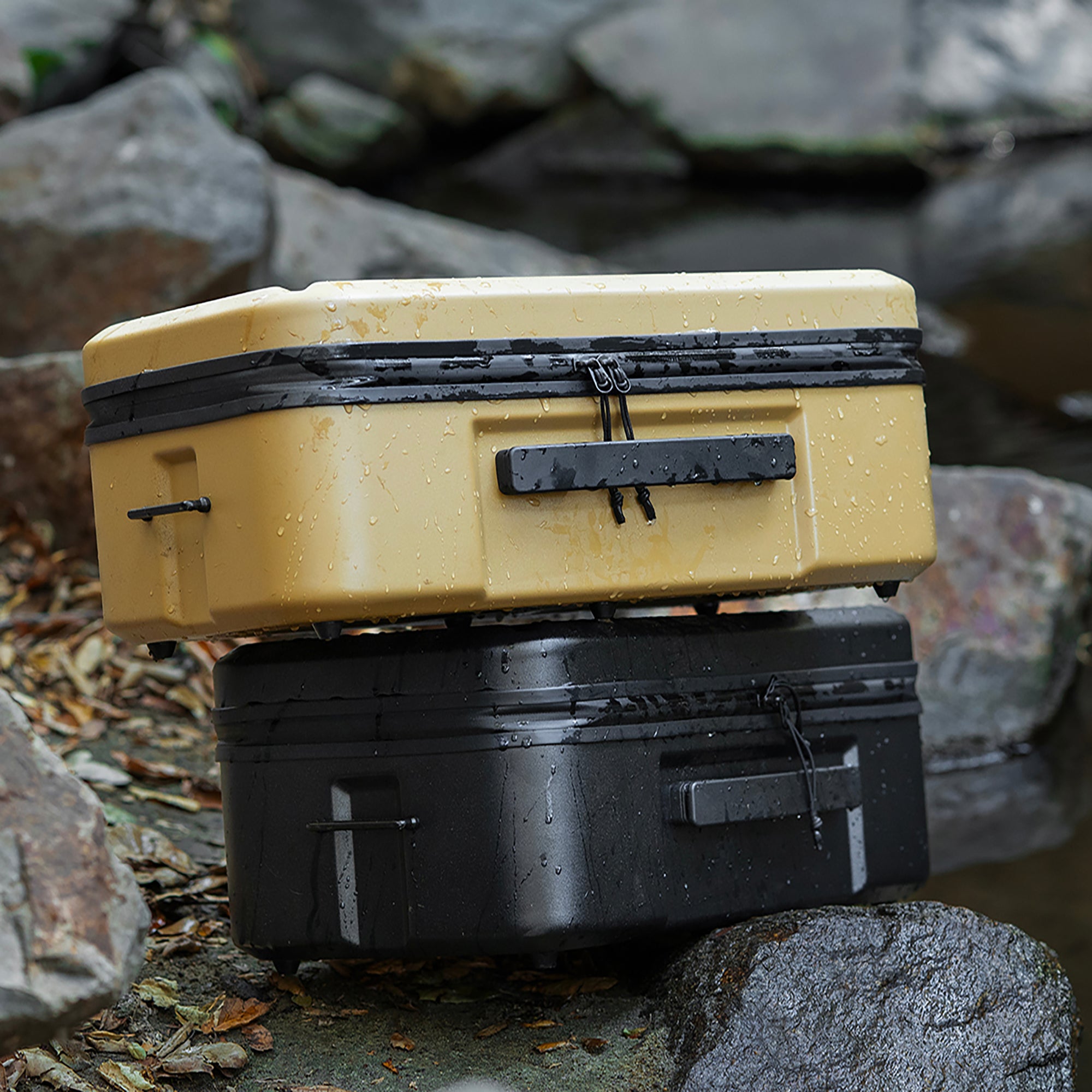 Image of stacked and wet Large Gearcase