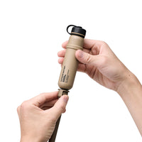 Clamp arm being attached to a beige 5k power bank