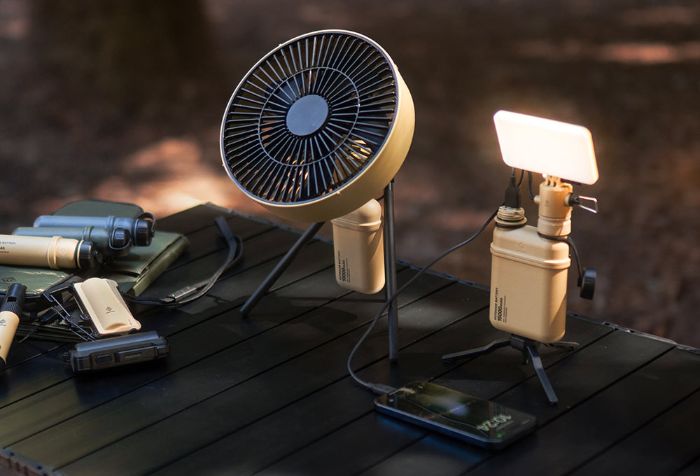 NESTOUT outdoor gear in a rugged setting