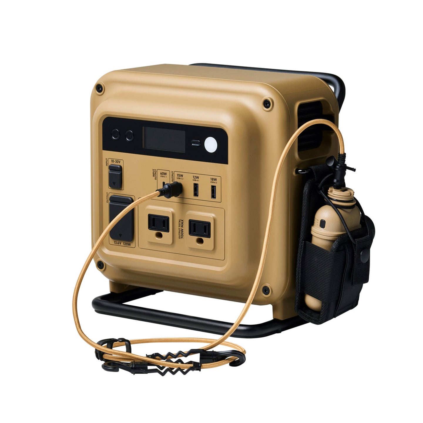 Nestout Beige Power Station 1300 W for Camping and RV