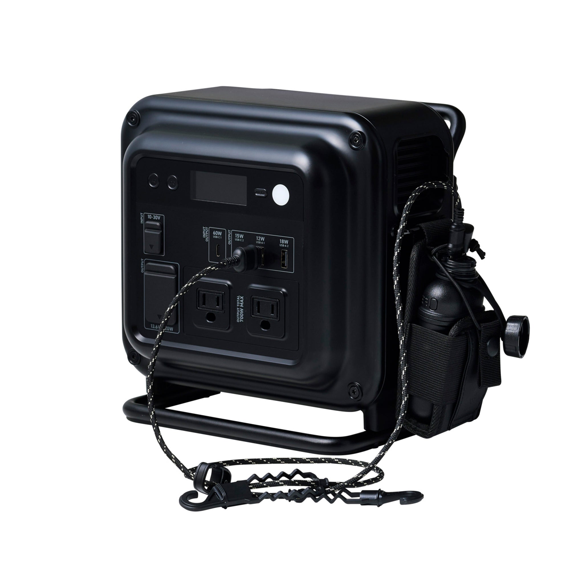 Nestout 700W Portable Power Station in Black