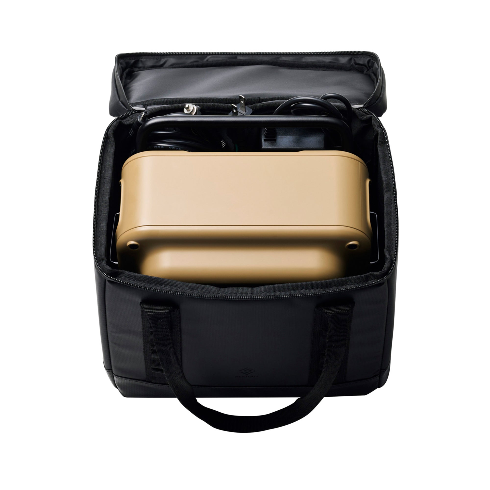 Nestout Beige Power Station Inside of Carry Case