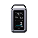 Portable co monitor with digital display on a white background